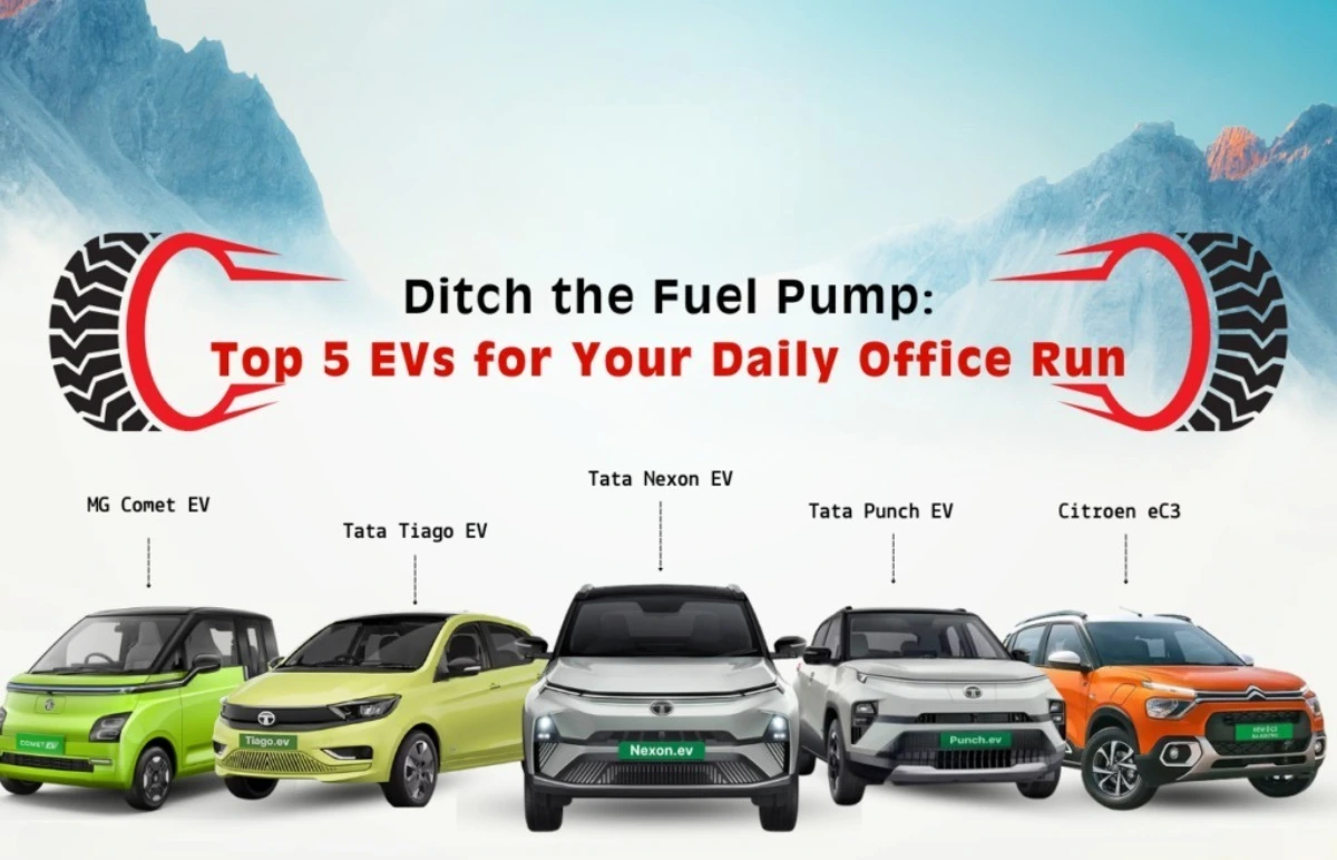 Best Electric Car for Daily Office Commutes in India Featured Image